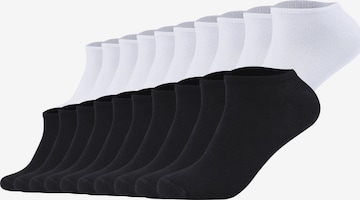 Calzino di s.Oliver in nero: frontale
