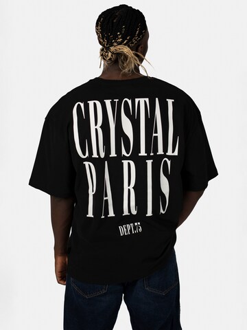 Crystal Paris Shirt 'Face' in Zwart