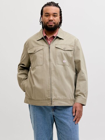 Veste mi-saison 'JPRBlujaden' Jack & Jones Plus en gris : devant