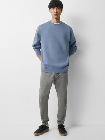 Pull&Bear Tapered Trousers in Grey