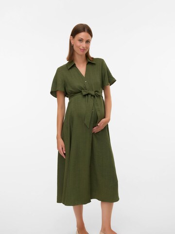 Robe 'MLLifina' MAMALICIOUS en vert : devant