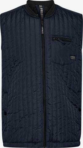 11 Project Bodywarmer 'Arne' in Blauw: voorkant