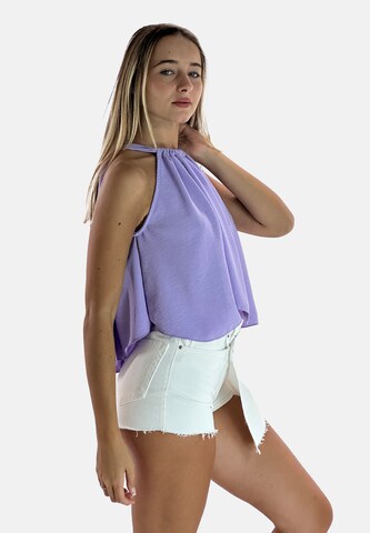 Chemisier Elara en violet