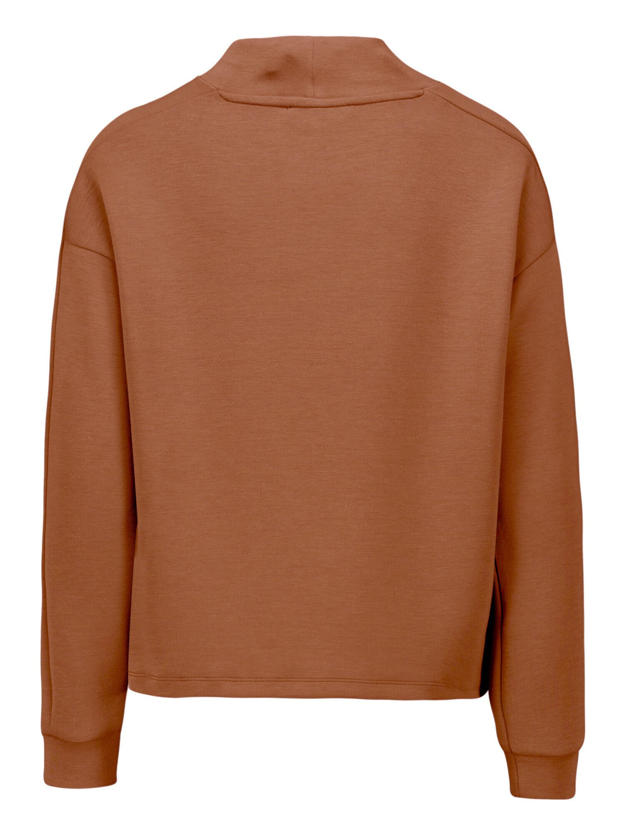 Sweat-shirt Betty & Co en marron