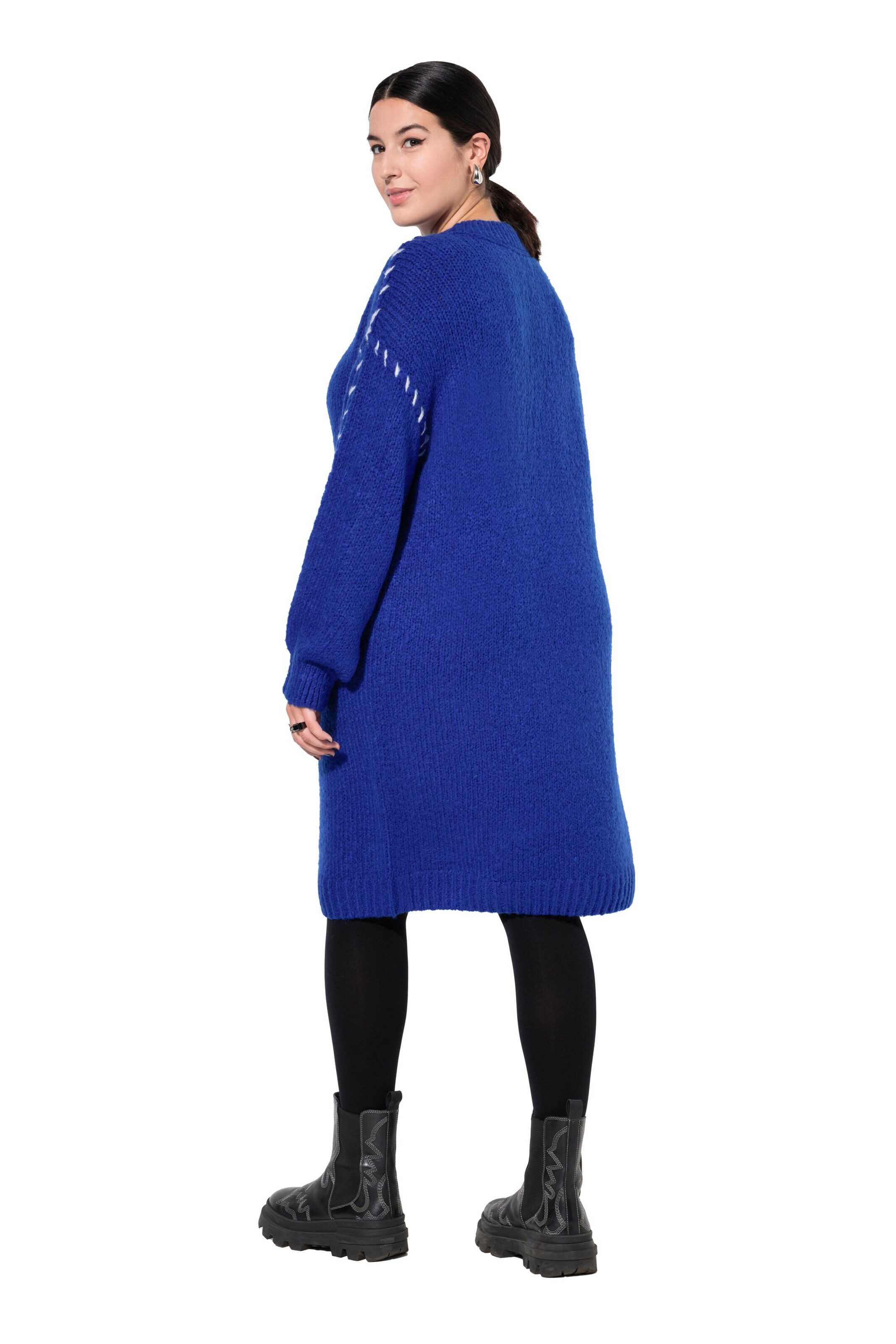 Studio Untold Gebreide jurk in Blauw