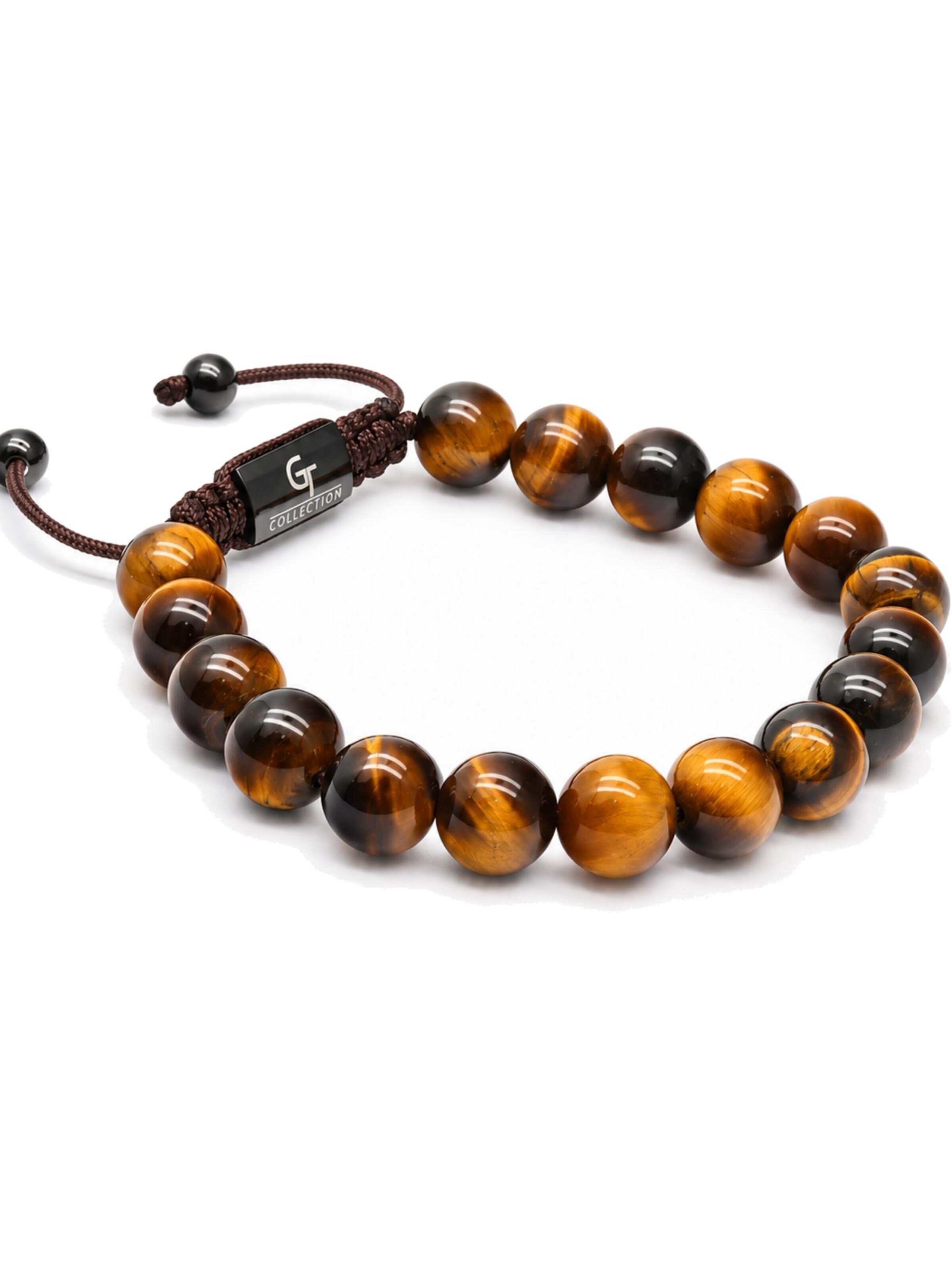 GT Collection Bransoletka 'Single-Bead' w kolorze brązowy