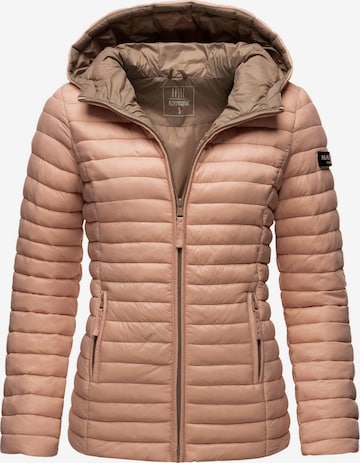 MARIKOO Between-Season Jacket 'Asraa' in Pink: front