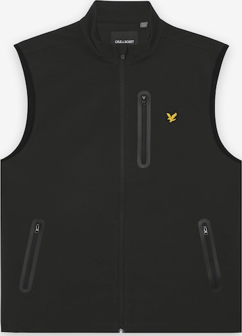 Gilet Lyle & Scott en noir : devant