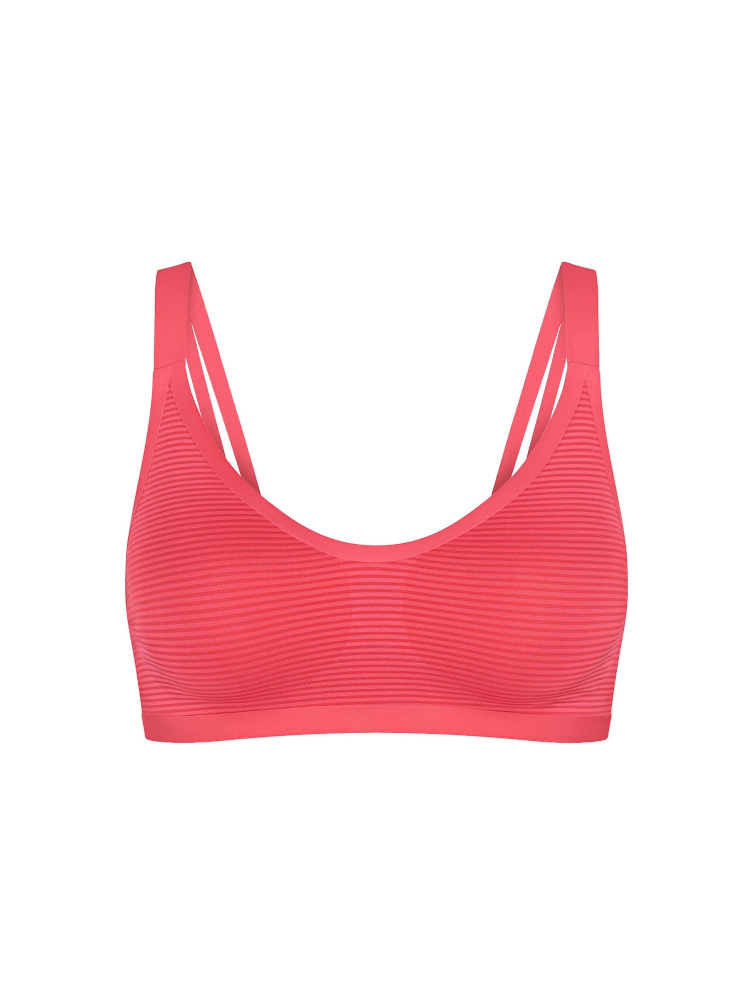 SLOGGI Bralette Bra ' Blue ZERO Feel Air ' in Red: front