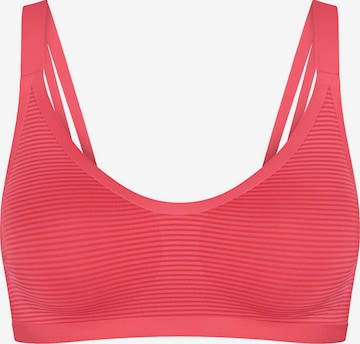 SLOGGI Bralette Bra ' Blue ZERO Feel Air ' in Red: front