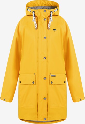 Schmuddelwedda Raincoat in Yellow: front