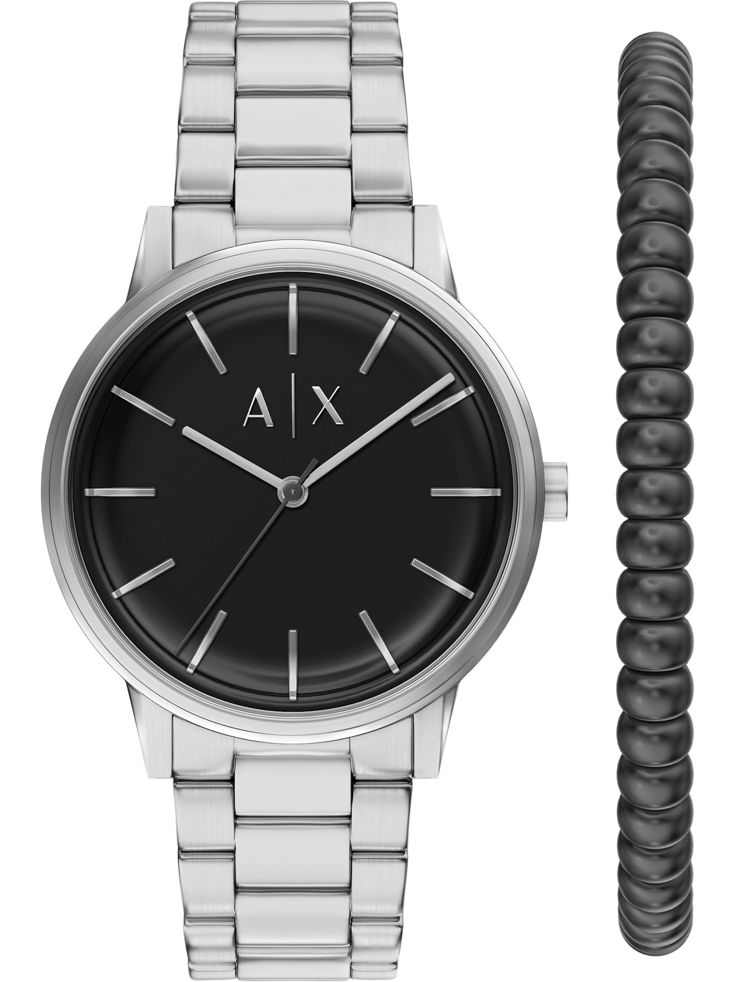 ARMANI EXCHANGE Schmuckset in Silber: Vorderseite