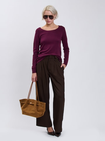 Influencer Pullover in Lila