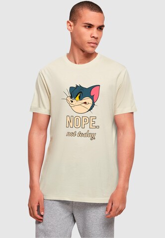T-Shirt 'Tom And Jerry - Nope Not Today' ABSOLUTE CULT en beige : devant