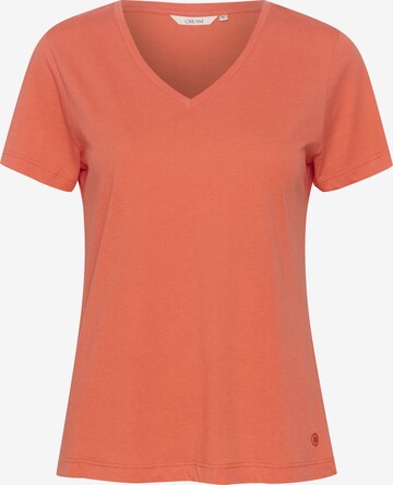 Cream Shirt 'Naia' in Orange: predná strana