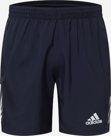 ADIDAS PERFORMANCE Workout Pants 'Own the Run' in Blue: front