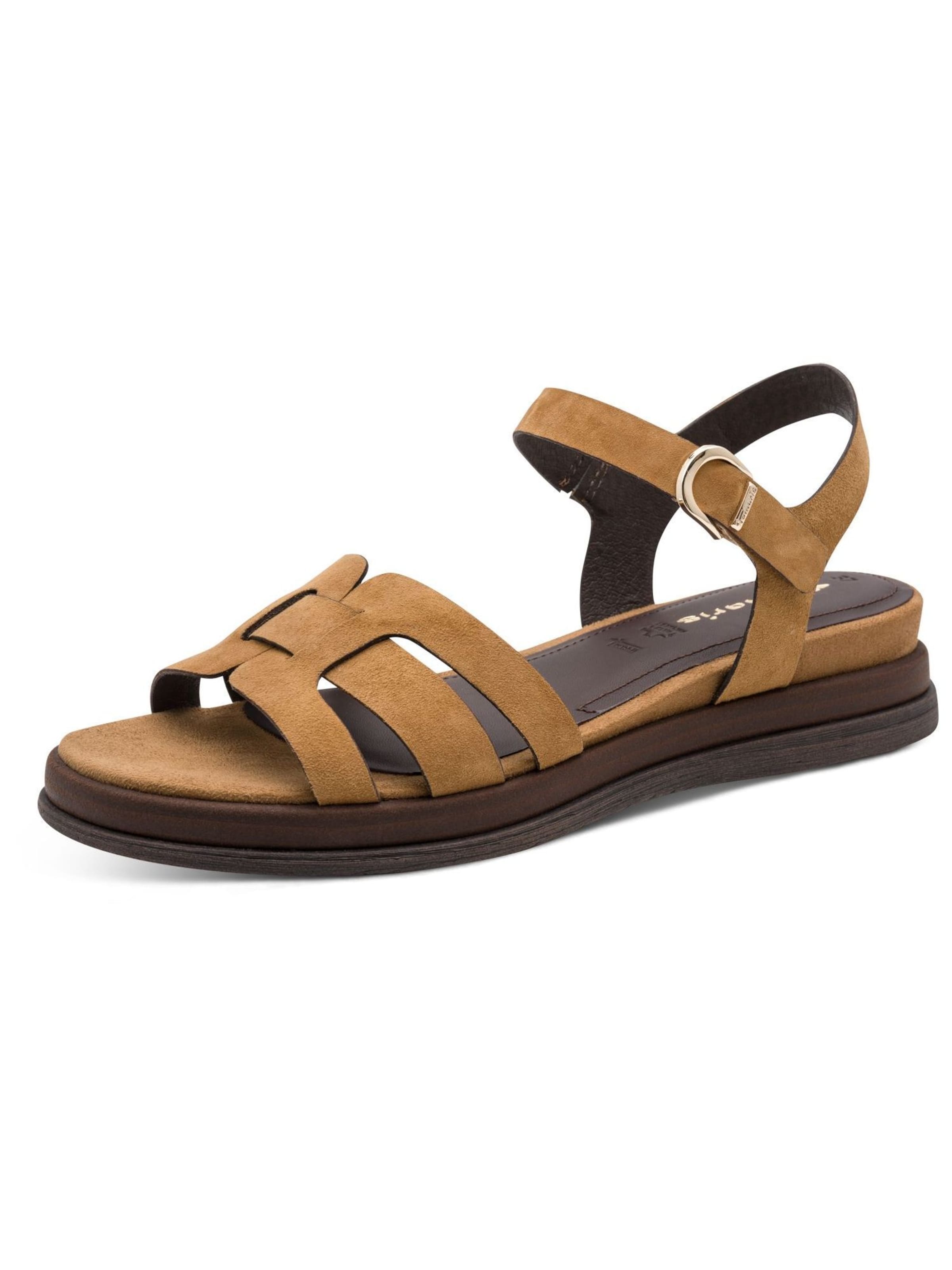 Tamaris Sandaal in Bruin: voorkant