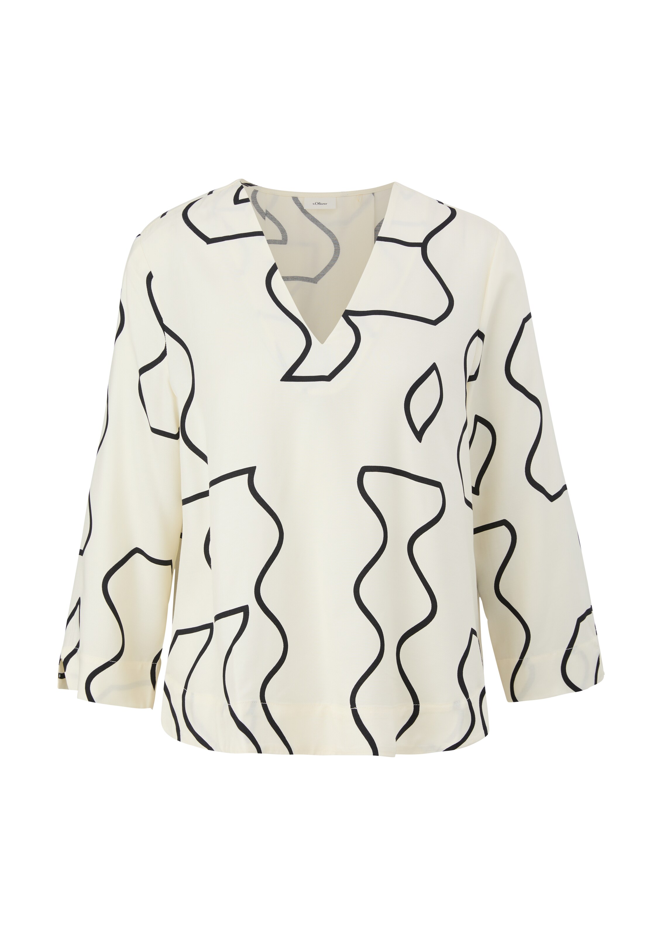 s.Oliver BLACK LABEL Bluse in Weiß: Vorderseite