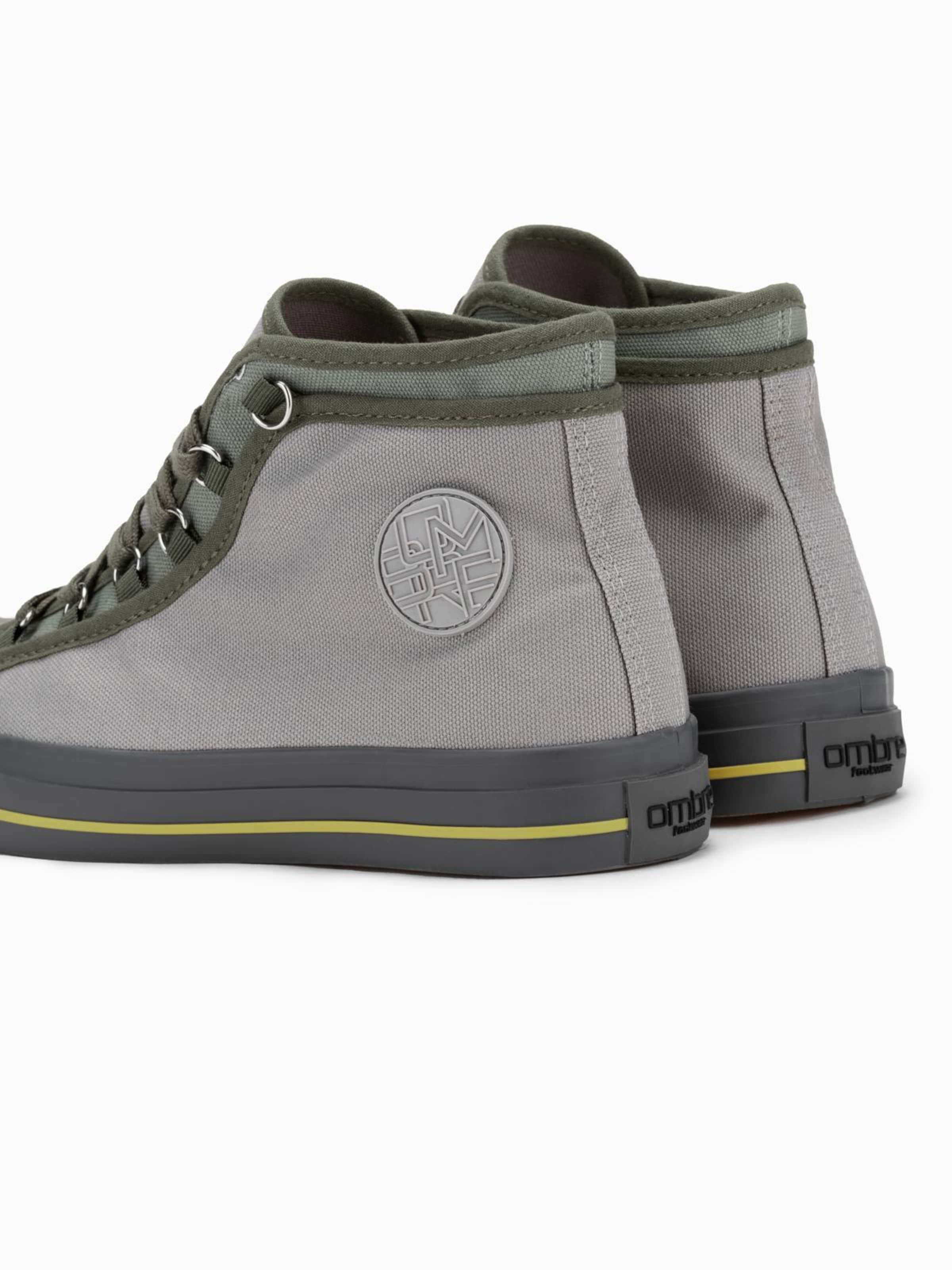 Baskets hautes Ombre en gris