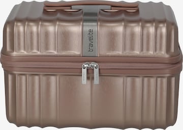Trousses de toilette TRAVELITE en marron : devant