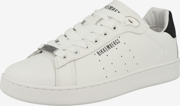 Baskets basses 'Recoba' BIKKEMBERGS en blanc : devant
