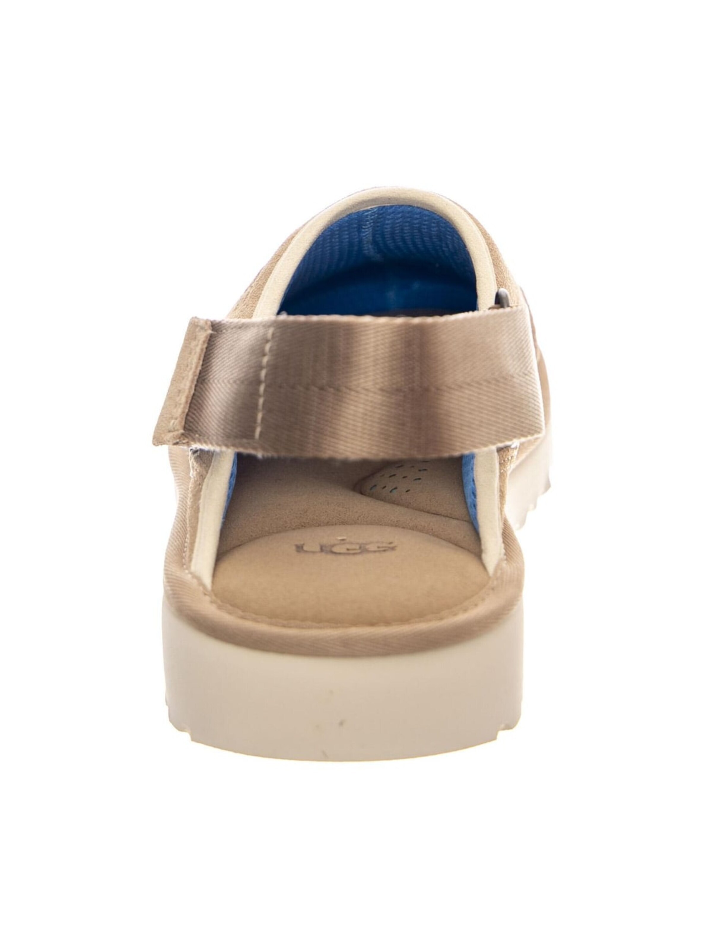 UGG Sandal 'Mount Hope Fleece Sand Santorni' in Beige