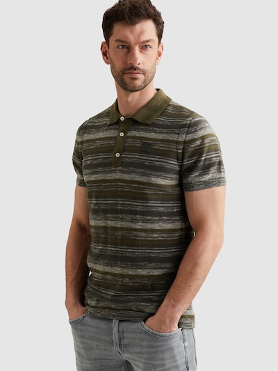 Maglietta 'Polo shirt with color gradient and badge' in S PME Legend di colore verde scuro, Visualizzazione prodotti