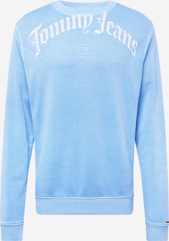 Tommy Jeans - Sweatshirt 'GRUNGE' em azul: frente