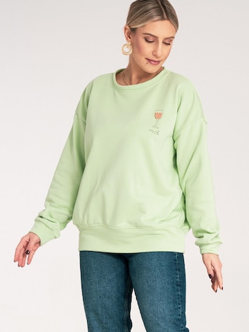 Figl Sweatshirt 'M1152' in Green