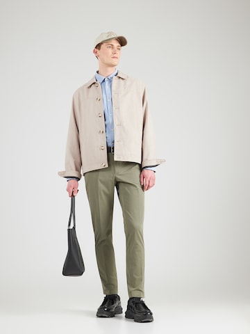 Hackett London regular Lærredsbukser 'KENSINGTON' i grøn