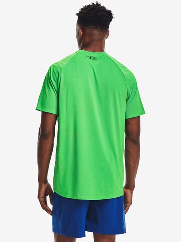 UNDER ARMOUR Functioneel shirt 'Tech' in Groen