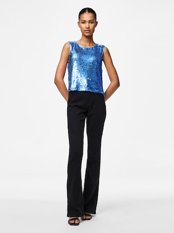 PIECES Top 'PCROME' – modrá
