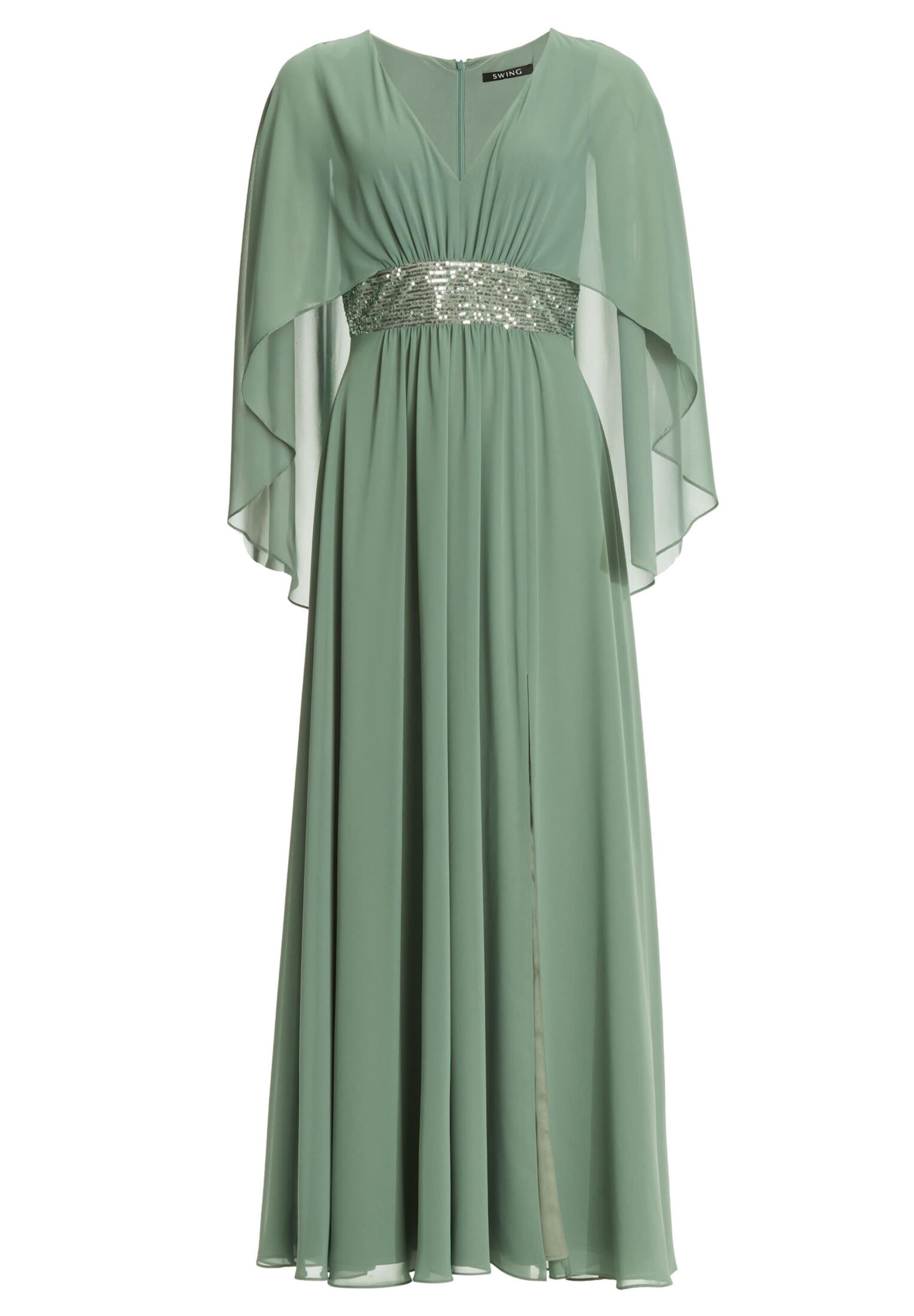 SWING Abendkleid in Grün: Vorderseite