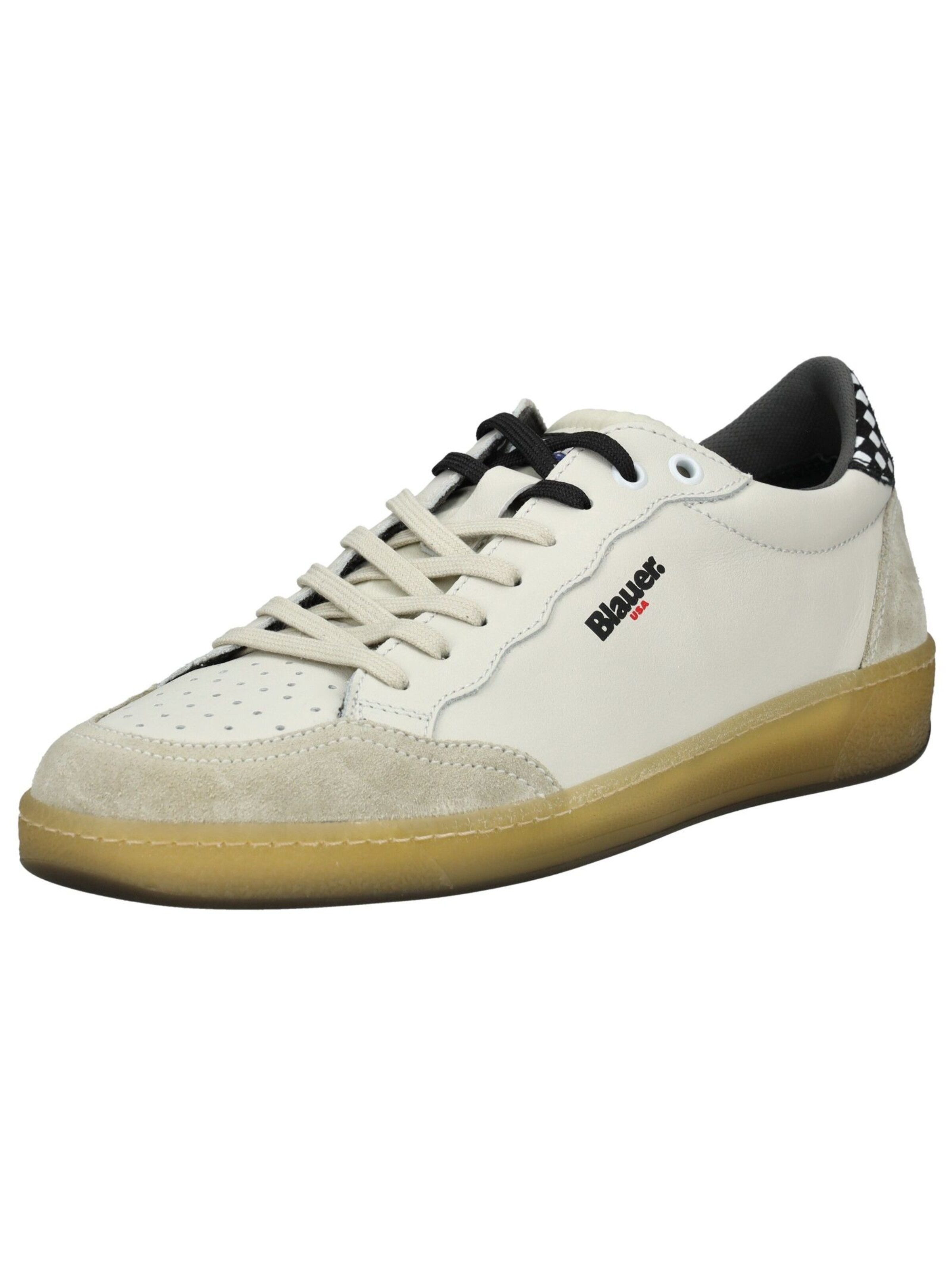 Blauer.USA Platform trainers in White: front