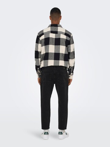 Only & Sons Regular Jeans 'Avi Beam' in Schwarz