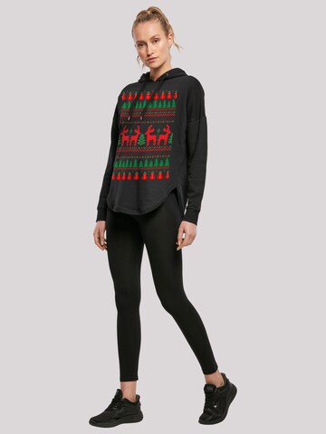 F4NT4STIC Sweatshirt  'Christmas Reindeers ' in Schwarz