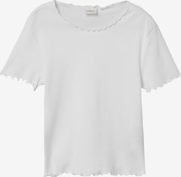 s.Oliver Shirt in White: front