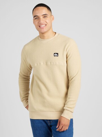 QUIKSILVER Sport sweatshirt i grön: framsida