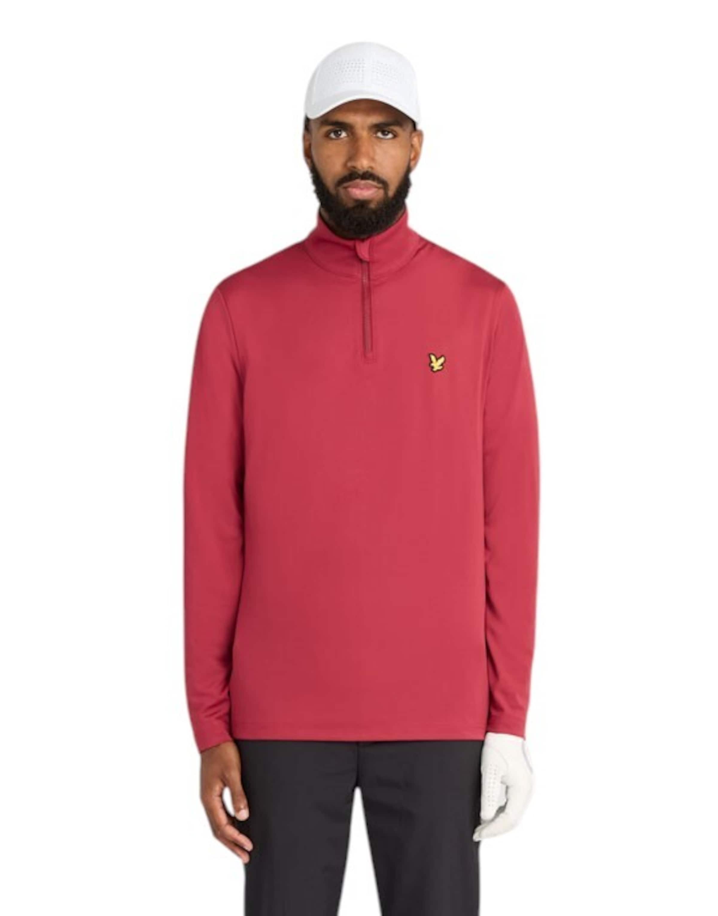 Lyle & Scott Sportsweatshirt in Lila: voorkant