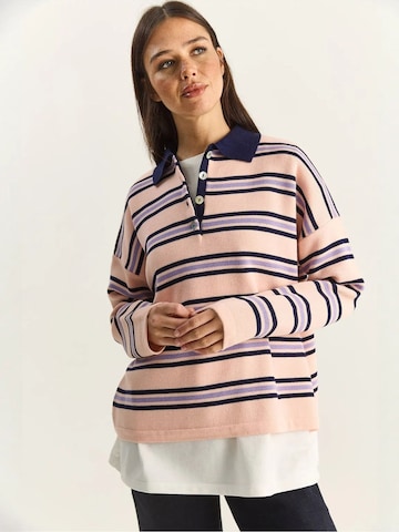 Bianco Lucci Pullover 'Pullover'‌‌‌‌ in Pink