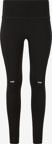 SOS Skinny Sports trousers 'Leysin' in Black: front