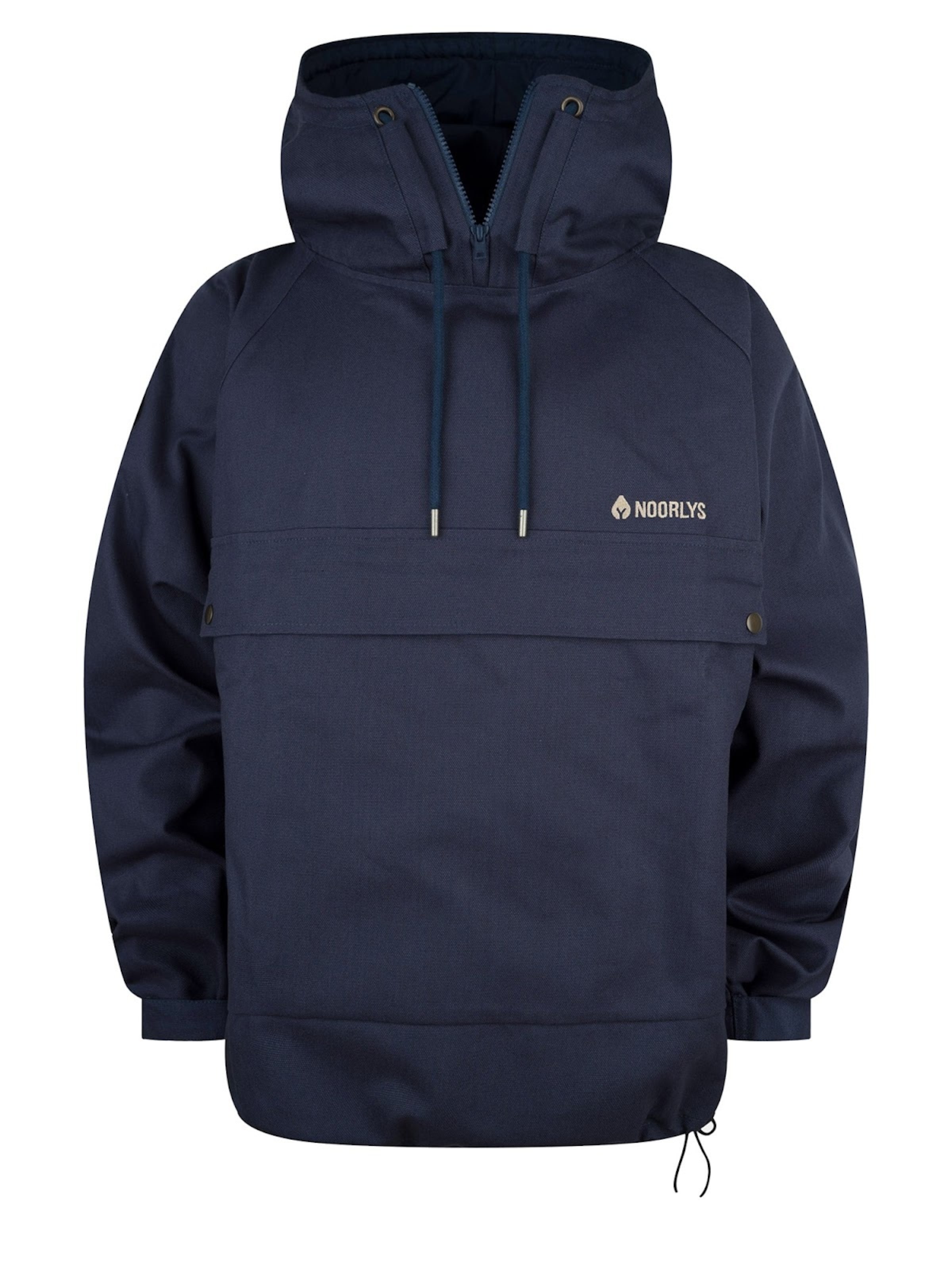 NOORLYS Between-Seasons Parka 'BRÄÄD' in Blue: front
