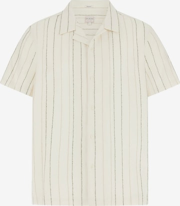 GUESS Regular Fit Hemd in Weiß: Vorderseite