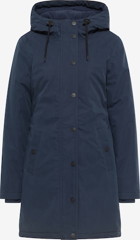 ICEBOUND Raincoat in Blue: front