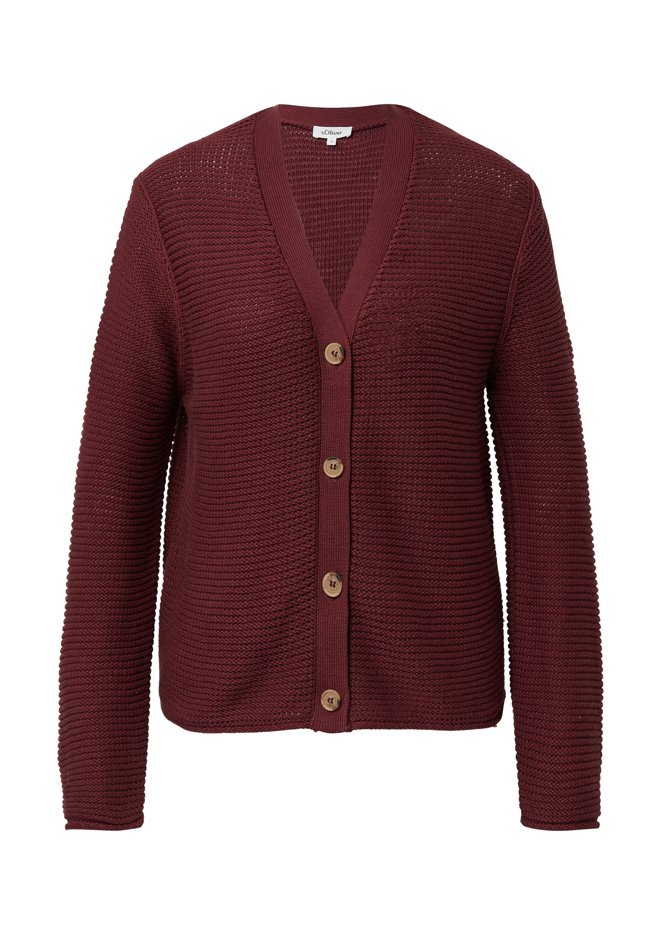 Cardigan s.Oliver en rouge : devant