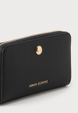 melns ARMANI EXCHANGE Naudas maks: no priekšpuses