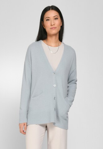 include Knit Cardigan in Blue: front