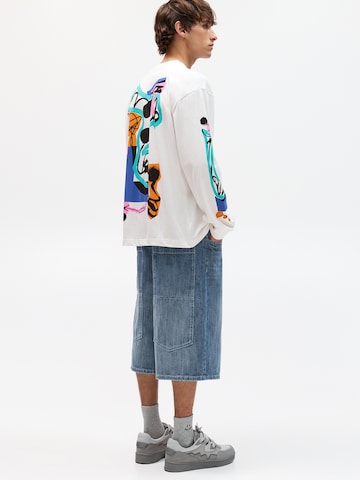 Pull&Bear Shirt 'BRAULIO AMADO' in White