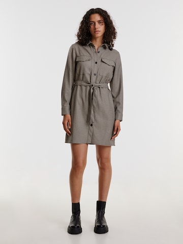 EDITED Shirt dress 'Annabel' in Beige