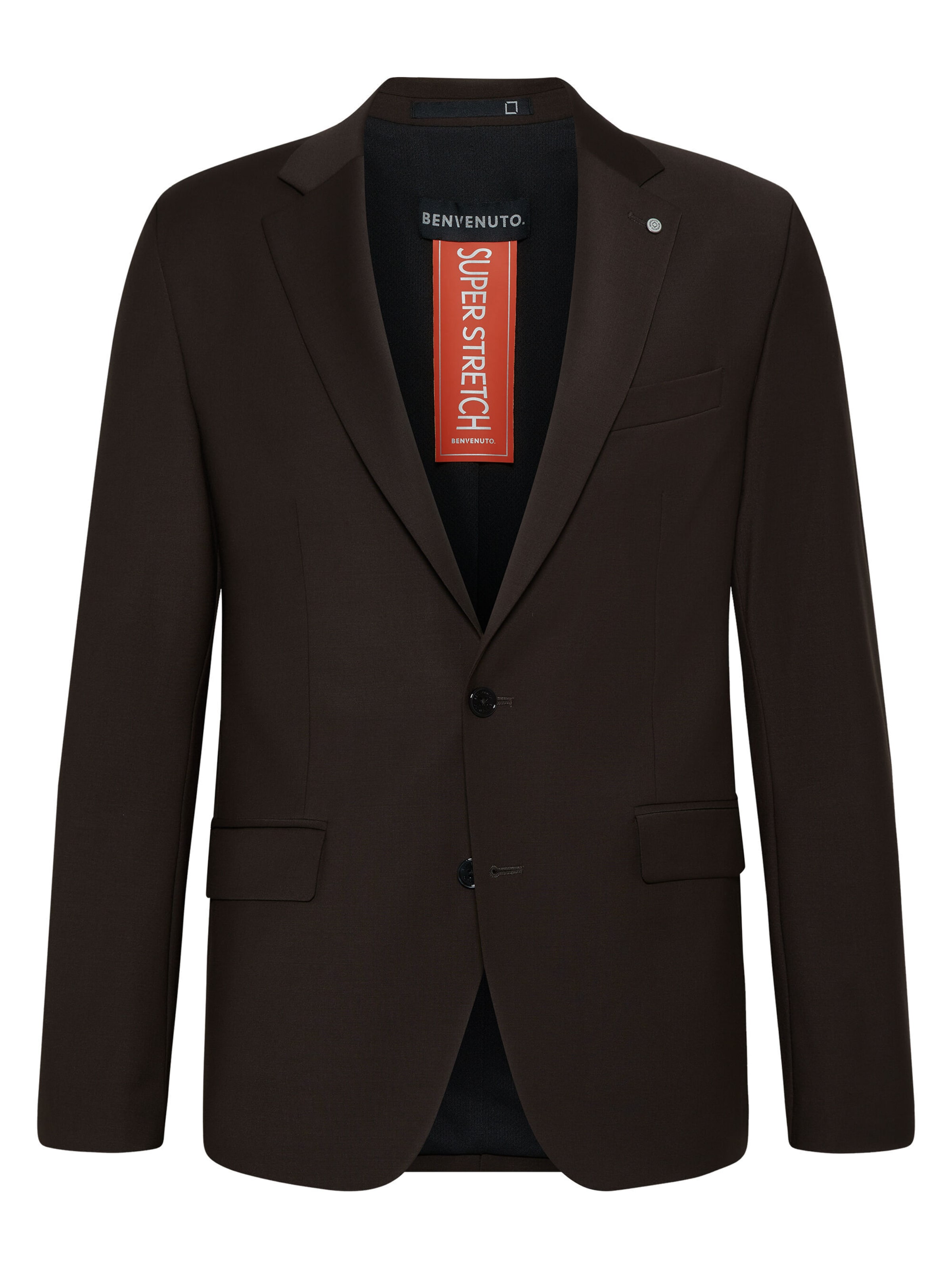 Veste de costume 'LARIO' BENVENUTO en marron : devant
